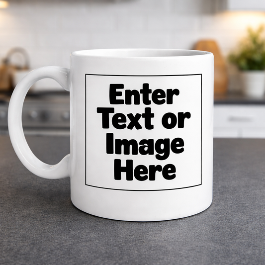Custom Photo or Text Mug